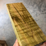 Dyed Curly Maple Blank 5 11/16”L x 2 3/16”W x 1” thick