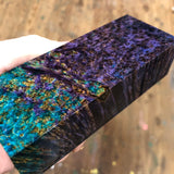 Dyed Ash Burl Blank 5”L x 1 7/8”W x 1 5/16” thick