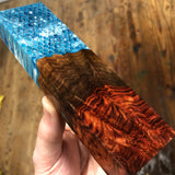 Red Mallee Burl Hybrid Honeycomb Blank 5 15/16”L x 1 11/16”W x 7/8” thick