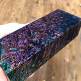 Dyed Ash Burl Blank 5”L x 1 7/8”W x 1 5/16” thick