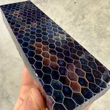 Semi Translucent Honeycomb Blank 6 1/8”L x 1 7/8”W x 15/16” thick