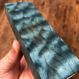 Dyed Quilted Maple Blank 5 1/4”L x 1 3/4”W x 7/8” thick