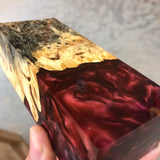 Buckeye Burl Hybrid Blank 5 1/4”L x 2 3/16” x 1 1/2”