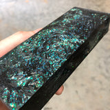 Shredded Carbon Fiber Opal Blank 6 1/4”L x 2 3/16”W x 1 1/16” thick