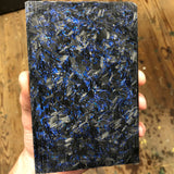 Shredded Carbon Fiber Holo Shred Slab Blank 6”L x 3 7/8”W x .18” thick