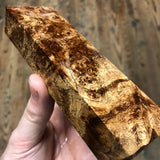 Spalted Maple Burl Blank 5 9/16”L x 1 11/16”W x 15/16” thick