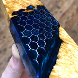 Box Elder Burl Honeycomb Hybrid Blank