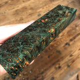 Dyed Maple Burl Blank 6 1/16”L x 1 1/2”W x 7/8” thick