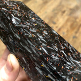 Carbon fiber/Orange Shred Blank