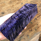 Dyed Curly Cottonwood Blank 6”L x 2”W x 1 5/8” thick