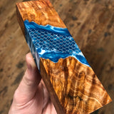 Redwood Burl Honeycomb Hybrid Blank 5 1/16”L x 1 9/16”W x 7/8” thick