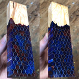 Box Elder Burl Galaxy Hybrid Honeycomb Blank