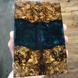 Spalted Maple Burl Galaxy Resin Knife Scales